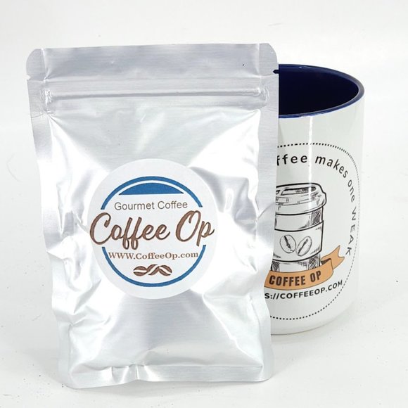 Coffee Op Exquisite 15 oz Coffee Mug Premium Porcelain + Free Gourmet coffee - Picture 5 of 16